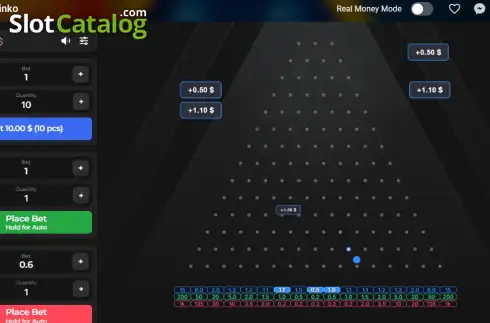 Οθόνη3. Plinko (1Fun Games) Κουλοχέρης 