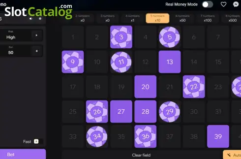Οθόνη3. Keno (1Fun Games) Κουλοχέρης