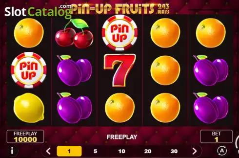 Οθόνη2. Pin-Up Fruits 243 Κουλοχέρης