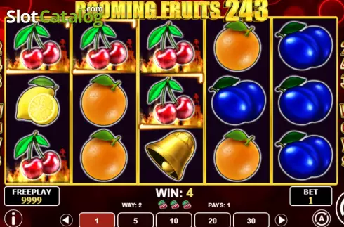 Οθόνη4. Booming Fruits 243 Κουλοχέρης