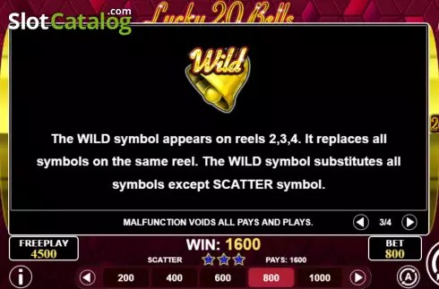 Οθόνη8. Lucky 20 Bells Κουλοχέρης