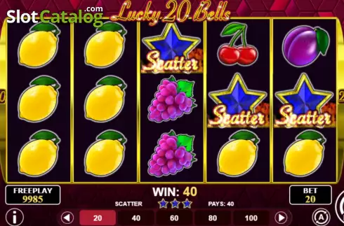 Οθόνη5. Lucky 20 Bells Κουλοχέρης