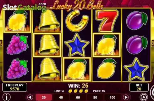 Οθόνη4. Lucky 20 Bells Κουλοχέρης