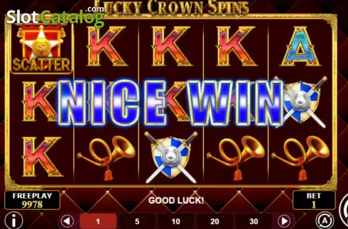 Οθόνη5. Lucky Crown Spins Κουλοχέρης 