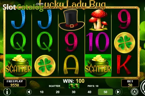 Οθόνη4. Lucky Lady Bug Κουλοχέρης