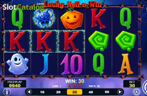 Οθόνη3. Lucky Hell-o-Win Κουλοχέρης