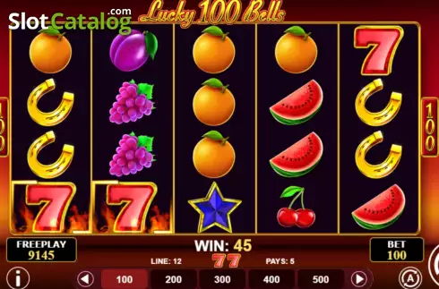 Οθόνη4. Lucky 100 Bells Κουλοχέρης