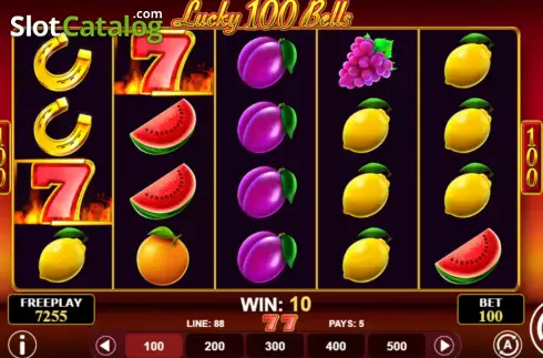 Οθόνη3. Lucky 100 Bells Κουλοχέρης