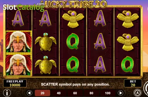 Οθόνη2. Lucky Tribe 20 Κουλοχέρης