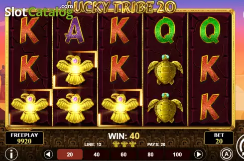 Οθόνη3. Lucky Tribe 20 Κουλοχέρης