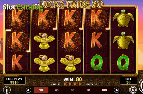 Οθόνη4. Lucky Tribe 20 Κουλοχέρης