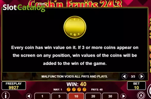 Οθόνη9. Cash & Fruits 243 Κουλοχέρης 