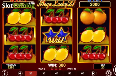 Οθόνη5. Mega Lucky 27 Κουλοχέρης
