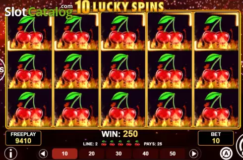 Οθόνη5. 10 Lucky Spins Κουλοχέρης