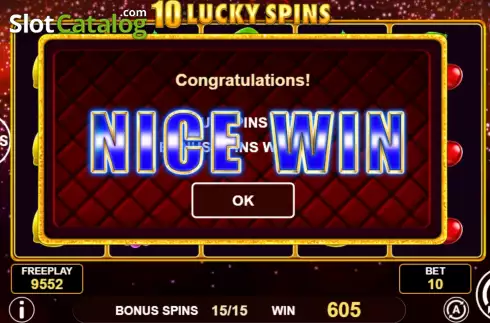 Οθόνη8. 10 Lucky Spins Κουλοχέρης