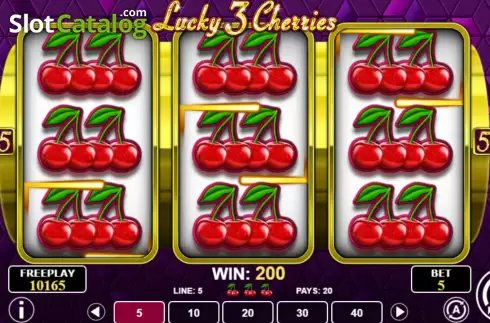 Οθόνη6. Lucky 3 Cherries Κουλοχέρης