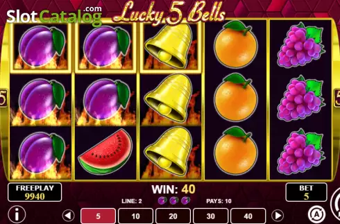 Οθόνη4. Lucky 5 Bells Κουλοχέρης