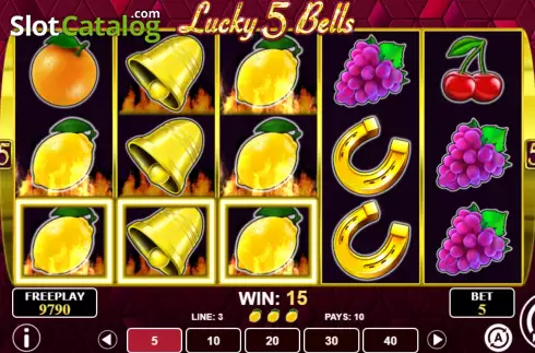 Οθόνη3. Lucky 5 Bells Κουλοχέρης