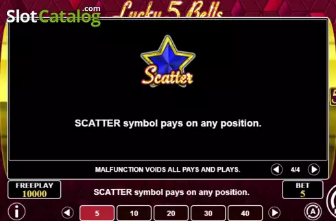 Οθόνη9. Lucky 5 Bells Κουλοχέρης