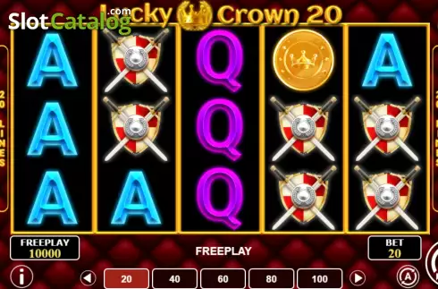 Οθόνη2. Lucky Crown 20 Κουλοχέρης
