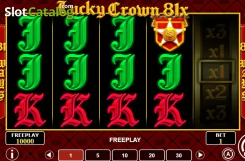 Οθόνη2. Lucky Crown 81x Κουλοχέρης