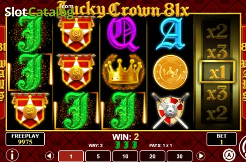 Οθόνη3. Lucky Crown 81x Κουλοχέρης