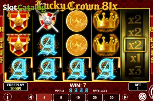 Οθόνη4. Lucky Crown 81x Κουλοχέρης