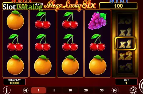 Οθόνη2. Mega Lucky 81x Κουλοχέρης
