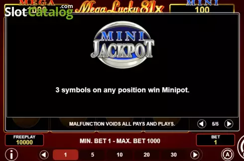 Οθόνη9. Mega Lucky 81x Κουλοχέρης
