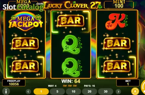 Οθόνη5. Lucky Clover 27 Κουλοχέρης 