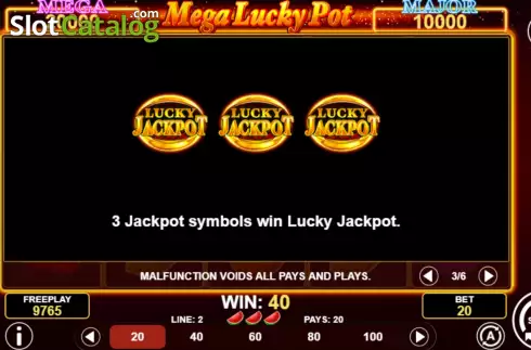 Οθόνη9. Mega Lucky Pot Κουλοχέρης