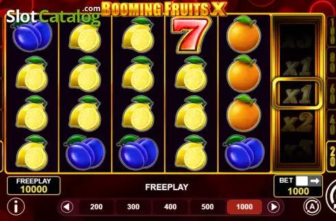 Οθόνη2. Booming Fruits X Κουλοχέρης 