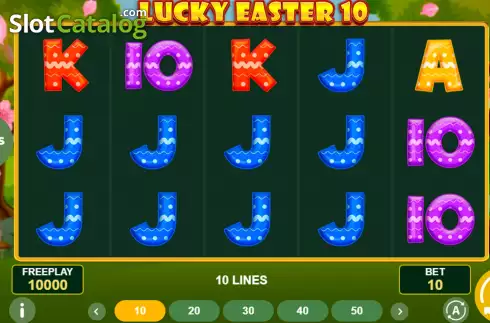 Οθόνη2. Lucky Easter 10 Κουλοχέρης