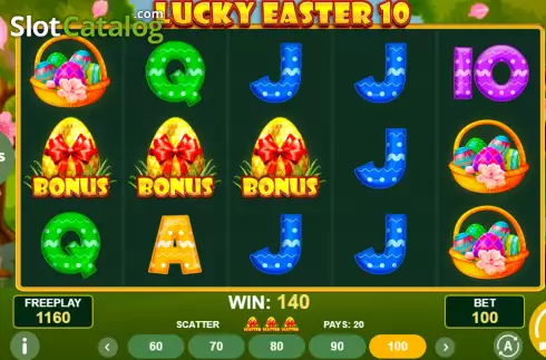 Οθόνη6. Lucky Easter 10 Κουλοχέρης
