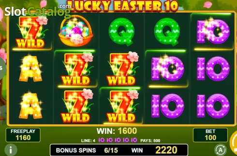 Οθόνη8. Lucky Easter 10 Κουλοχέρης