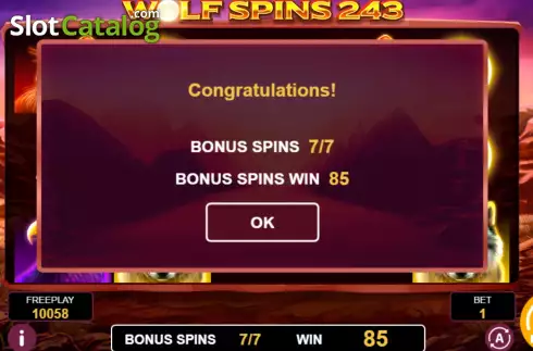 Οθόνη8. Wolf Spins 243 Κουλοχέρης