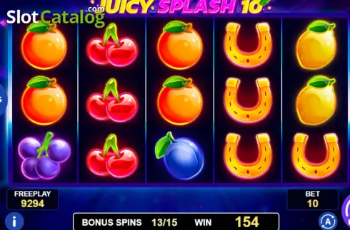 Οθόνη8. Juicy Splash 10 Κουλοχέρης
