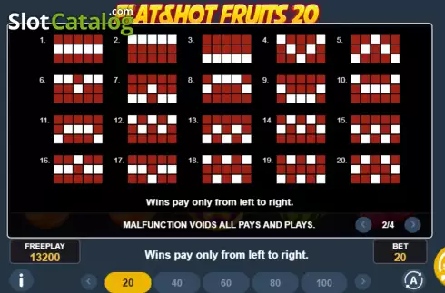 Οθόνη6. Flat & Hot Fruits 20 Κουλοχέρης