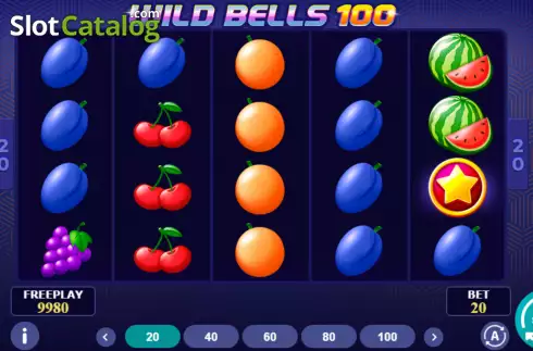 Οθόνη2. Wild Bells 100 Κουλοχέρης 