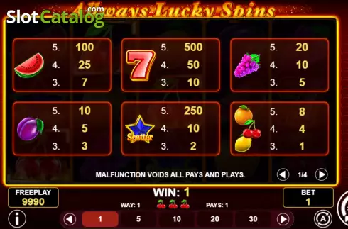 Οθόνη5. Allways Lucky Spins Κουλοχέρης