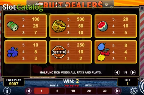 Οθόνη6. Fruit Dealers Κουλοχέρης