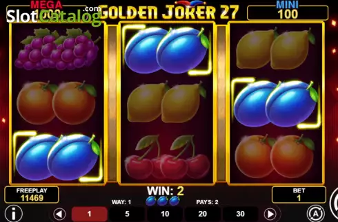Οθόνη3. Golden Joker 27 Κουλοχέρης