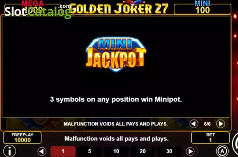 Οθόνη9. Golden Joker 27 Κουλοχέρης