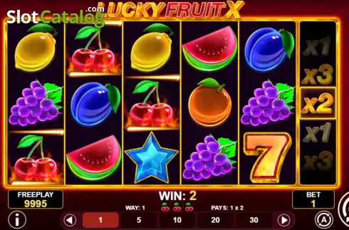 Οθόνη3. Lucky Fruit X Κουλοχέρης