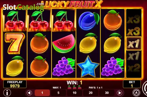 Οθόνη4. Lucky Fruit X Κουλοχέρης