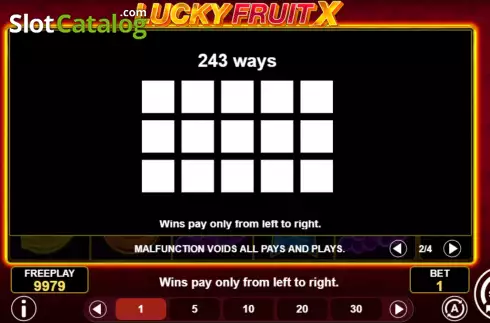 Οθόνη6. Lucky Fruit X Κουλοχέρης