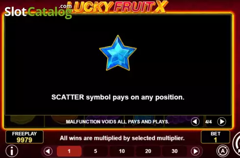 Οθόνη8. Lucky Fruit X Κουλοχέρης