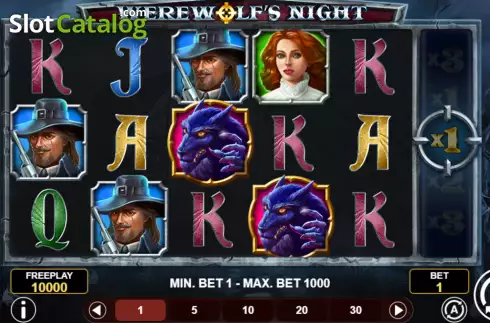 Οθόνη2. Werewolf's Night Κουλοχέρης