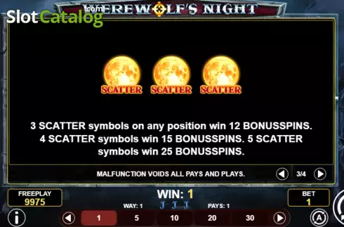 Οθόνη7. Werewolf's Night Κουλοχέρης