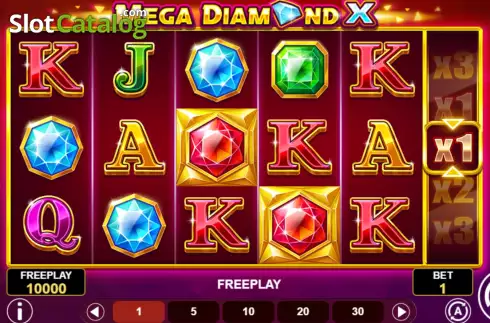 Οθόνη2. Mega Diamond X Κουλοχέρης